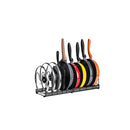 Expandable Pot And Pan Organizer Rack For Cabinet