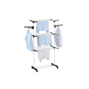Folding 3 Tier Clothes Laundry Drying Rack With Stainless Steel Tubes