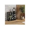 Freestanding Metal Wine Rack For 25 Bottles