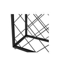 Freestanding Metal Wine Rack For 25 Bottles