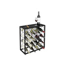 Freestanding Metal Wine Rack For 25 Bottles