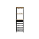 Freestanding Wine Rack For 20 Bottles With Wood Countertop
