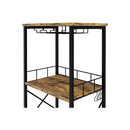 Freestanding Wine Rack For 20 Bottles With Wood Countertop
