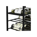 Freestanding Wine Rack For 20 Bottles With Wood Countertop