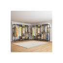 Heavy Duty Clothing Garment Rack Organiser With Hanging Rods