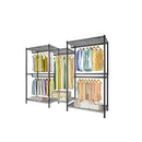 Heavy Duty Clothing Garment Rack Organiser With Hanging Rods