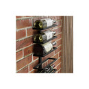 Metal Wall Mount Wine Rack For 10 Bottles