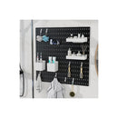 Wall Organiser Kit 2 Black Modular Pegboards