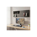 Pegboard Wall Organiser Kit With 3 Modular Black Panels