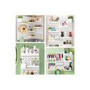 Pegboard Wall Organiser Kit With 3 Modular Panels