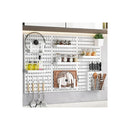 Wall Organiser Kit With 6 Modular Pegboards
