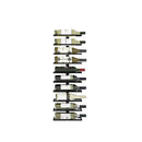 2 Pcs Metal Wall Mount Wine Rack For 10 Bottles