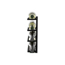2 Pcs Metal Wall Mount Wine Rack For 10 Bottles