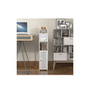 Slim Bathroom Cabinet With Toilet Paper Holder