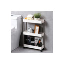 Slim Storage Cart Organiser Trolley With Wheels 3 Tier