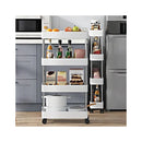 Slim Storage Cart Organiser Trolley With Wheels