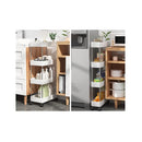 Slim Storage Cart Organiser Trolley With Wheels