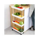 Slim Storage Cart Organiser Trolley With Wheels
