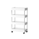 Slim Storage Cart Organiser Trolley With Wheels