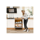 2 Pack Pull Out Cabinet Organiser Expandable For Cabinets