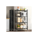 Foldable Storage Shelf With Wheels