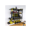 Power Tool Rack Organiser Wall Mount With Drill Holder Wrench Hooks