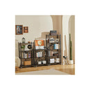 Foldable Storage Shelf With Wheels
