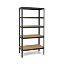 5 Tier Storage Shelves With Freestanding Shelving Unit For Garage