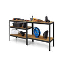 5 Tier Storage Shelves With Freestanding Shelving Unit For Garage