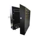 Ldr Assembled 5U Flush Wall Mount Vertical Cabinet 570Mm X 250Mm Black