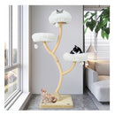 178Cm Multi Level Cat Activity Center With 3 Warm Perches For Cat