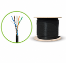 Cat6A 305M Black Jell Filled Outdoor Underground Solid Network Cable