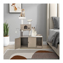 2 In 1 Cat Tree With Litter Box Enclosure For Indoor Cars