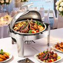 9L Chafing Dish Buffet Warmer Food Warmer Catering Server Round