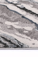 Opal Bloom Grey Plush Rug