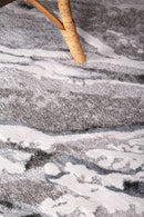 Opal Bloom Grey Plush Rug