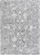 Orchid Bloom Grey Plush Rug