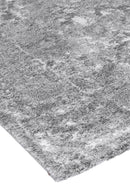 Orchid Bloom Grey Plush Rug