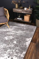 Pearl Bloom Grey Plush Rug