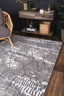 Pine Bloom Grey Plush Rug