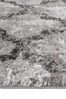 Rosewood Bloom Grey Plush Rug