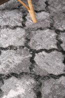 Rosewood Bloom Grey Plush Rug