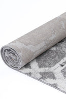 Saffron Bloom Grey Plush Rug
