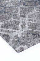 Sage Bloom Grey Plush Rug