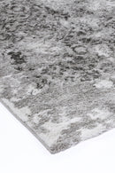 Silver Bloom Grey Plush Rug