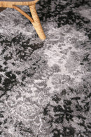 Silver Bloom Grey Plush Rug
