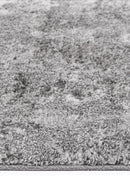 Solstice Bloom Grey Plush Rug