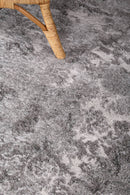 Solstice Bloom Grey Plush Rug