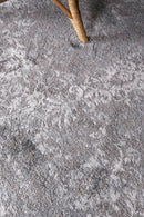 Starlight Bloom Grey Plush Rug