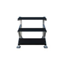 Morgan Elite 3 Tier Rubber Hex Dumbbell Rack